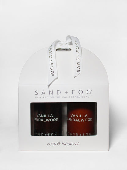 Vanilla Sandalwood Soap & Lotion Set