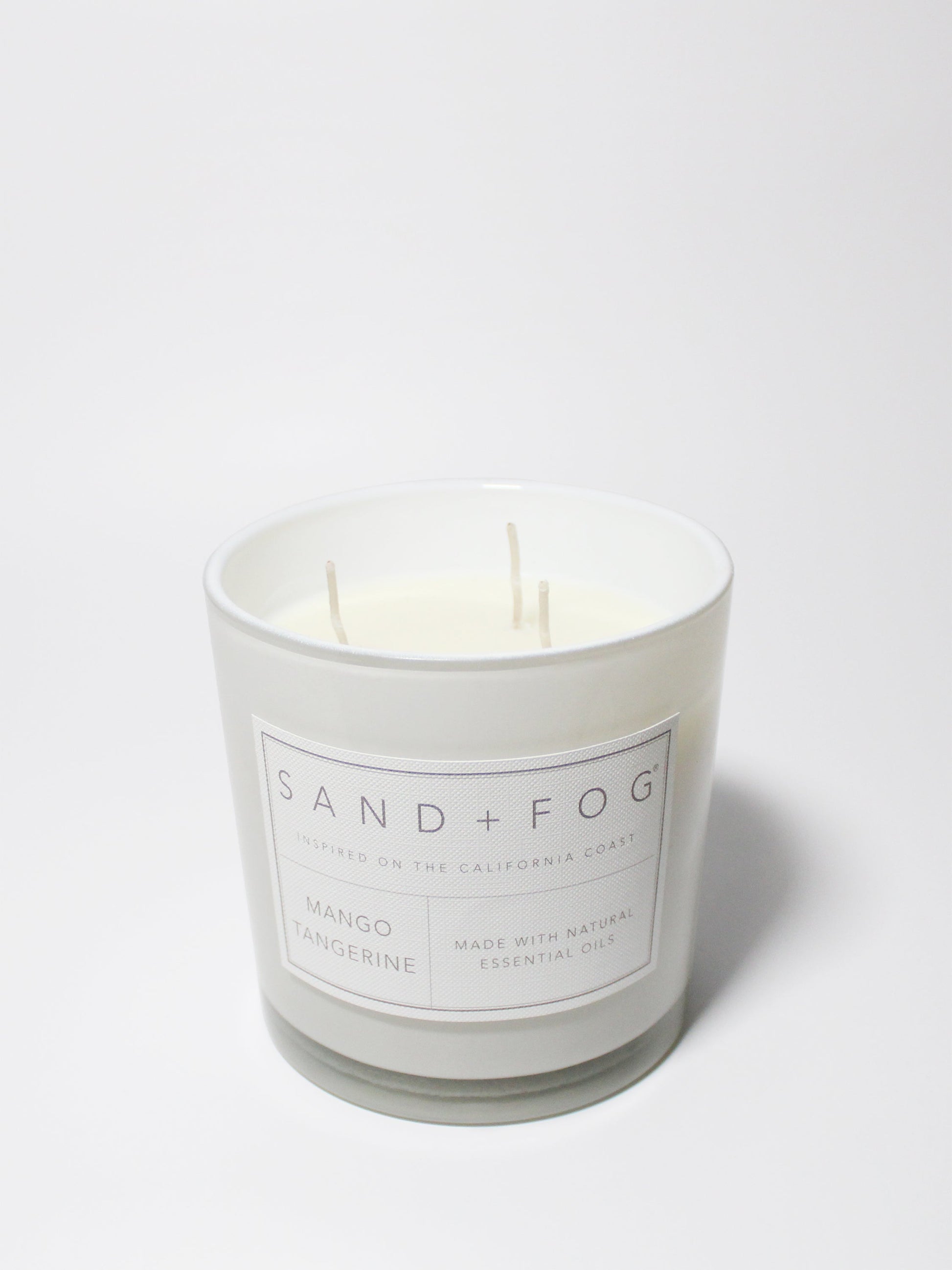 Mango Tangerine 21 oz candle without a lid